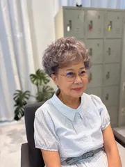 白髮共存作品，設計師 Nicole蕭，新北板橋區ALLIES板橋府中店