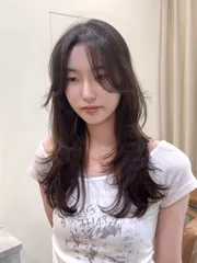 層次燙作品，設計師 鴨肉🦆，台中北區Round2一中店