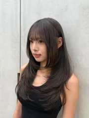 層次剪&深奶灰（要漂作品，設計師 Nancy小寧，台北大同區KOMM hair中山南西