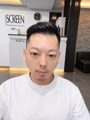 美式油頭作品，設計師 🍀妮可☘️Nico，新北林口區斯古林髮型