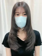 韓系邊緣層次作品，設計師 🍀妮可☘️Nico，新北林口區斯古林髮型