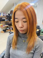 焦糖棕作品，設計師 Dustin，宜蘭宜蘭市髮藝空間