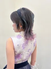 紫霧流光作品，設計師 Jo 喬，台中南屯區E.L Hair Salon