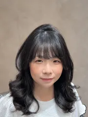 韓系鬆軟燙作品，設計師 稀稀💕，台南中西區Ran Ran hair studio