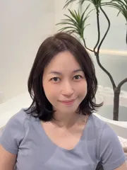 韓系層次鎖骨燙作品，設計師 稀稀💕，台南中西區Ran Ran hair studio