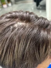 韓式髮根燙作品，設計師 Yuki，台南永康區初願髮藝