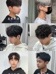 男士髮型推薦作品，設計師 En，台中西區Karukaru