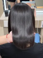 縮毛矯正作品，設計師 Bonnie，新北板橋區費思造型沙龍板橋店