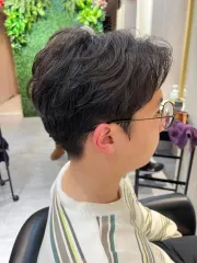 凌亂紋理燙作品，設計師 Vita設計師，新北永和區費思沙龍永安店