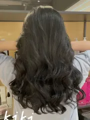 仿電棒燙作品，設計師 KIKI，台北萬華區M.B HAIR STUDIO