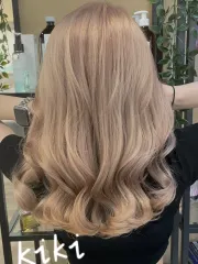 染漂特殊色作品，設計師 KIKI，台北萬華區M.B HAIR STUDIO