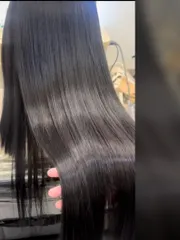 縮毛矯正作品，設計師 莆誼(ㄚMay），台中北區弗斯salon