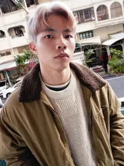 奶茶色系列作品，設計師 馬肇強 阿髮，台中北屯區35HAIR SALON