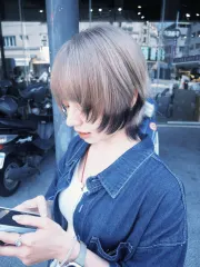 暹羅貓髮色作品，設計師 Ella，基隆中正區April Hair