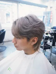 淺色狼尾作品，設計師 Ella，基隆中正區April Hair
