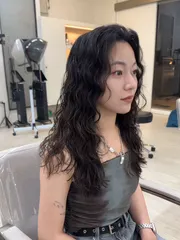 法式深波燙作品，設計師 ✨Meg佳臻，台南東區染卡salon