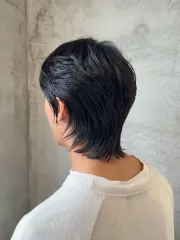 韓系狼尾作品，設計師 WOODY，高雄新興區HIVE HAIR中山店