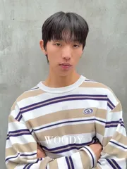 韓系男生髮型作品，設計師 WOODY，高雄新興區HIVE HAIR中山店