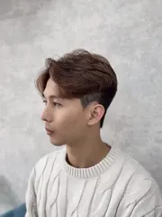 韓籍髮型·男生紋理燙·碎蓋改捲