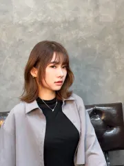 韓系翹翹頭|層次與曲線的平衡作品,設計師 Tiam_Sasa,桃園中壢區Tiam延平店