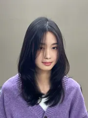韓系層次剪｜剪出自然又有氛圍感的美 🖤作品，設計師 Tiam_Sasa，桃園中壢區Tiam延平店
