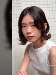 氣質翹翹短髮作品，設計師 綸，台中北區HELLO TRYIT