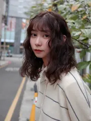 復古波紋捲作品，設計師 Yuri，新竹東區Round2新竹巨城店