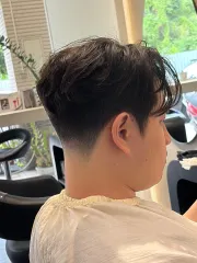 TEXTURE PERM 韓式中分紋理作品，設計師 Eric，台南永康區Eight shop