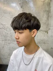 韓系短髮紋理燙作品，設計師 汪Lia🌼🎨🐻，台北中正區A'MOUR Hair Salon 171 二店
