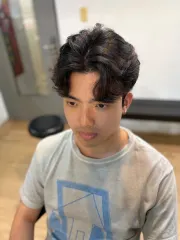 韓式男生燙髮作品，設計師 汪Lia🌼🎨🐻，台北中正區A'MOUR Hair Salon 171 二店