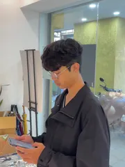 韓系髮型作品，設計師 Harris 哈里斯，台中北區尤卡