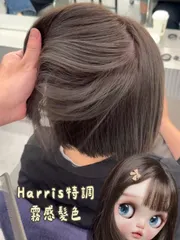 霧感髮色作品，設計師 Harris 哈里斯，台中北區尤卡