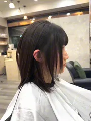鎖骨層次髮型作品，設計師 靜靜，高雄左營區VOSO hair