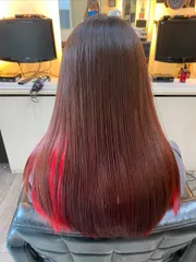 內餡染作品，設計師 Kiki，台中西屯區Ek hair salon