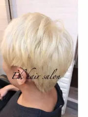男生漂髮作品，設計師 Kiki，台中西屯區Ek hair salon