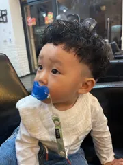寶寶捲髮作品，設計師 Kiki，台中西屯區Ek hair salon