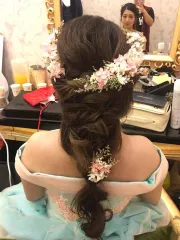 新娘盤髮造型作品，設計師 Kiki，台中西屯區Ek hair salon