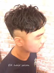 韓式捲髮作品，設計師 Kiki，台中西屯區Ek hair salon