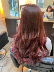 內餡染作品，設計師 Kiki，台中西屯區Ek hair salon