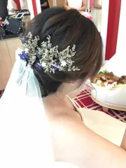 新娘造型作品，設計師 Kiki，台中西屯區Ek hair salon