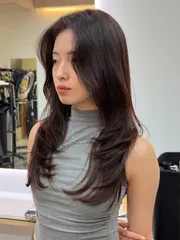 台南層次燙作品，設計師 黃米呀 (Mia)，台南中西區台南kommhair 中山店