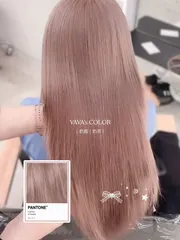 奶霜奶茶色 需漂退2-3次🤎作品，設計師 VAVA，台南東區komm南紡店