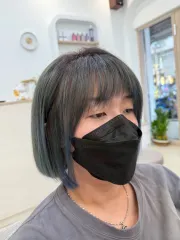 短髮低層次作品，設計師 Cookie🎀，高雄三民區沐嵐美學