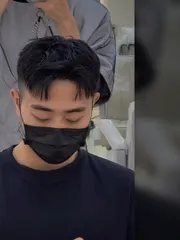 美式前刺作品，設計師 nc2.yp，桃園蘆竹區NC2 hair salon桃園南崁店