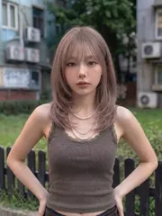層次剪x奶茶色作品，設計師 Jason，台北中山區Klatch中山店