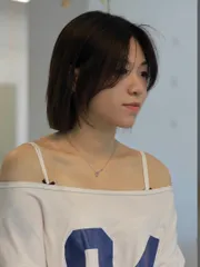 小顏瀏海肩上短髮