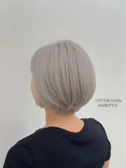 ✨霧感奶灰色✨作品，設計師 東區接髮染髮-羊羊Lena，台北大安區GÖTTIN HAIR SALON