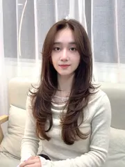 韓系層次剪髮作品，設計師 陳郁，台中西屯區Korewa hair salon