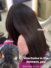 縮毛矯正作品，設計師 劉Eva，台中北屯區Scoii hair 太原店