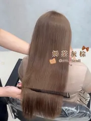 奶茶灰棕作品，設計師 劉Eva，台中北屯區Scoii hair 太原店